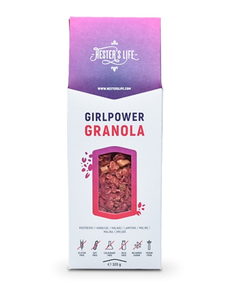 Hester's Life Girlpower Granola, 320 g