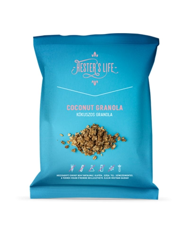 Hester's Life Coconut Granola, 60 g