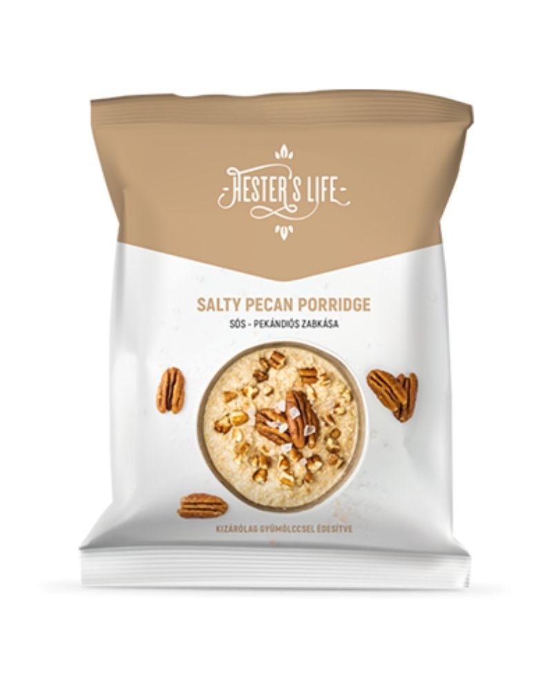 Hester's Life Salty Pecan Porridge, 50 g (päiväys 11/21)