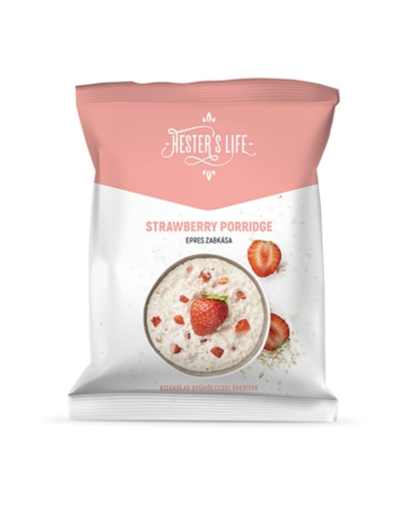 Hester's Life Strawberry Porridge, 50 g