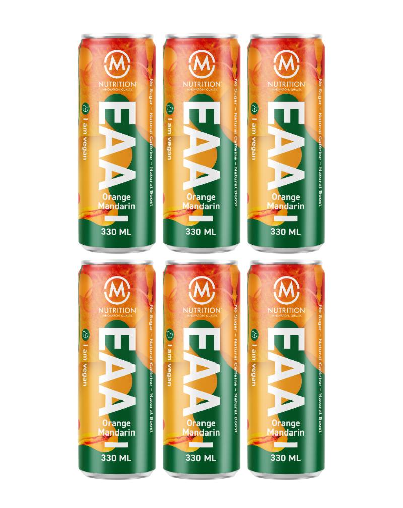 M-Nutrition EAA-valmisjuoma 6-pack, Orange Mandarin