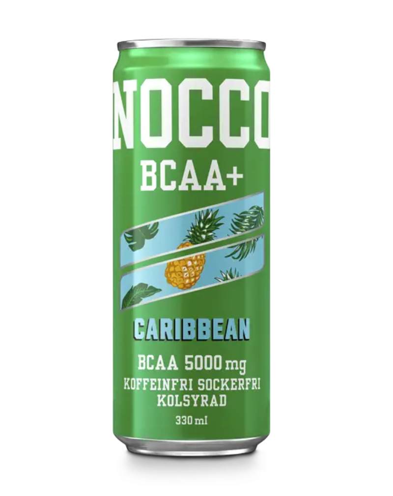 NOCCO BCAA+ Caribbean (kofeiiniton), 330 ml