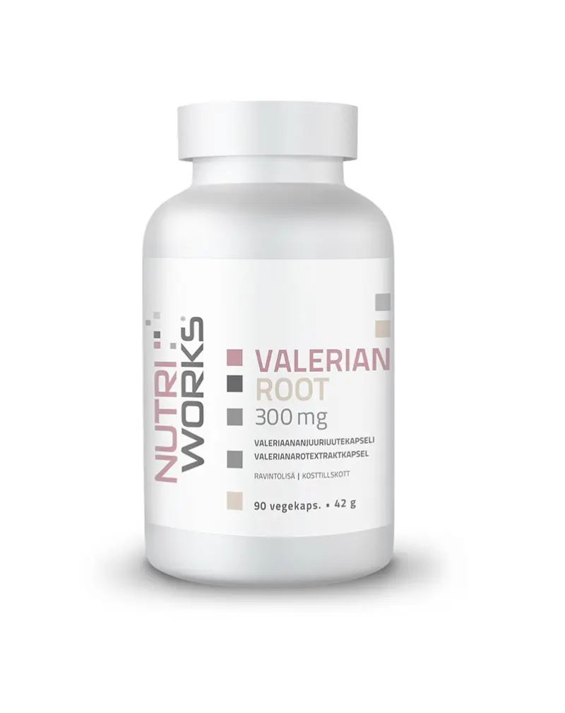 Nutri Works Valerian Root, 300 mg, 90 kaps.