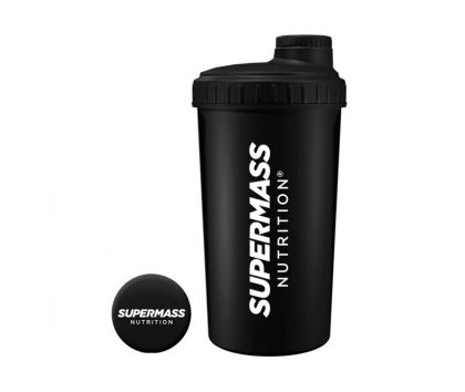 Supermass Nutrition Shaker, Musta 750 ml