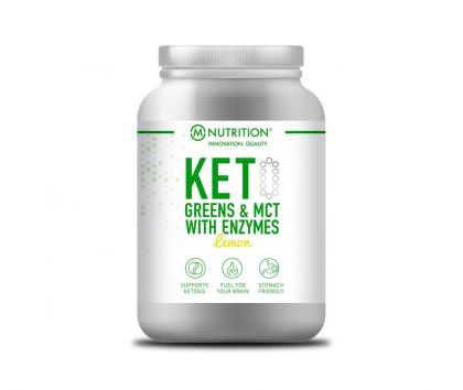 M-NUTRITION KETO Greens & MCT with Enzymes, Lemon, 600 g
