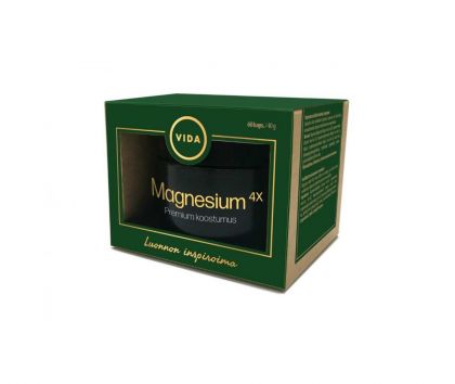 Vida Kuulas Magnesium 4X, 60 kaps.