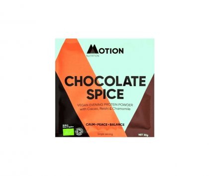 Motion Nutrition Chocolate Spice Protein, 12 x 30 g