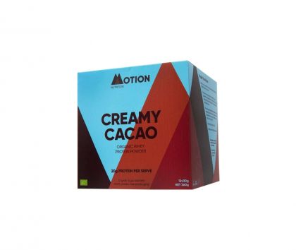 Motion Nutrition Creamy Cacao Protein, 12 x 30 g