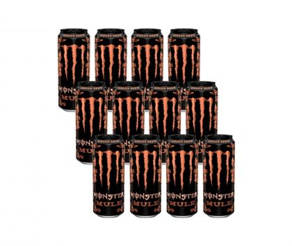 Monster Mule Ginger Brew Energy, 12 kpl