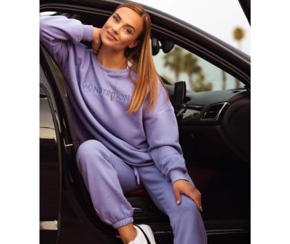 M-NUTRITION Sports Wear Comfy Sweatshirt, Lilac