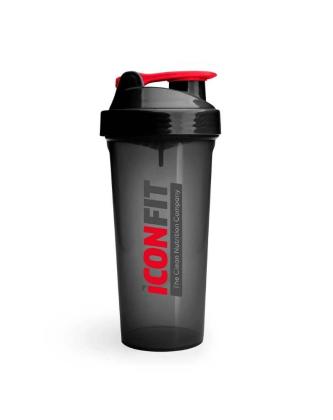 ICONFIT Shaker Lite, 800 ml, Musta