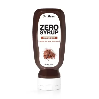 GymBeam Zero Syrup, 320 ml, Chocolate