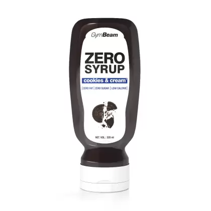 GymBeam Zero Syrup, 320ml, Cookies & Cream