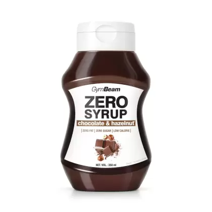 GymBeam Zero Syrup, 350 ml, Hazelnut Chocolate