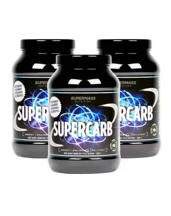 Big Buy: 3 kpl Supermass Nutrition SUPERCARB (3 kg)