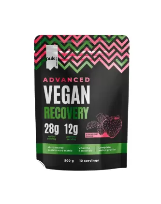 Puls Advanced Vegan Recovery, 500 g, Strawberry