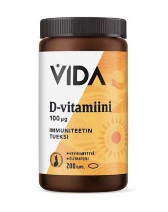 Vida D-vitamiini 100 mcg
