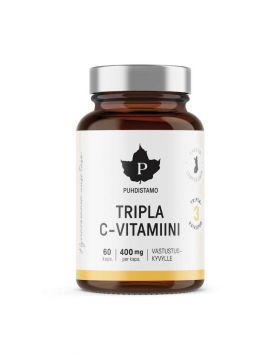 Puhdistamo Tripla C-Vitamiini, 60 kaps.