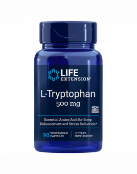 LifeExtension L-Tryptophan 500 mg, 90 kaps.