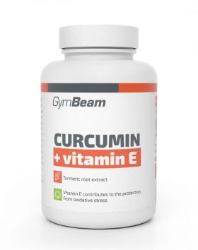 GymBeam Curcumin + Vitamin E, 90 tabl.