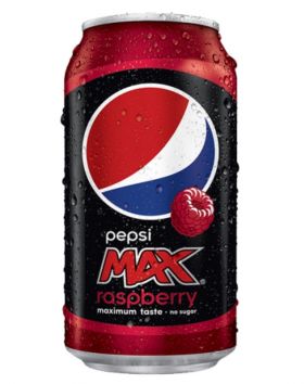 Pepsi Max Raspberry, 330 ml (päiväys 1/22)