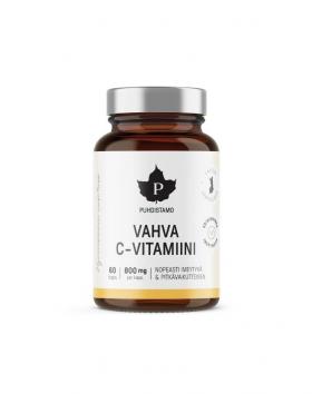 Puhdistamo Vahva C-vitamiini (800 mg), 60 kaps.