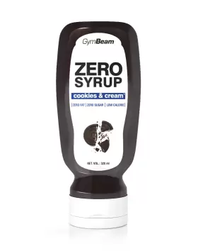 GymBeam Zero Syrup, 320ml, Cookies & Cream