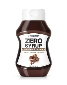 GymBeam Zero Syrup, 350 ml, Hazelnut Chocolate