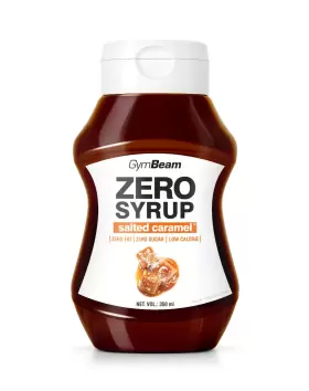 GymBeam Zero Syrup, 350 ml, Salted Caramel